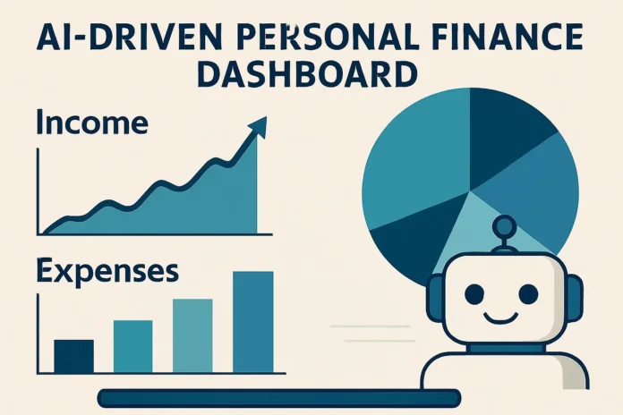 AI-Powered Personal Finance Interface With Graphs And Robot